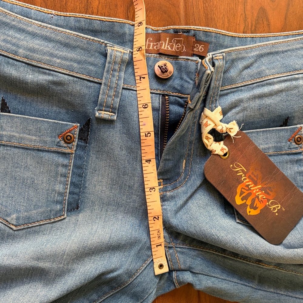 Frankie B. Light Blue Flare Jeans - Picture 6 of 7